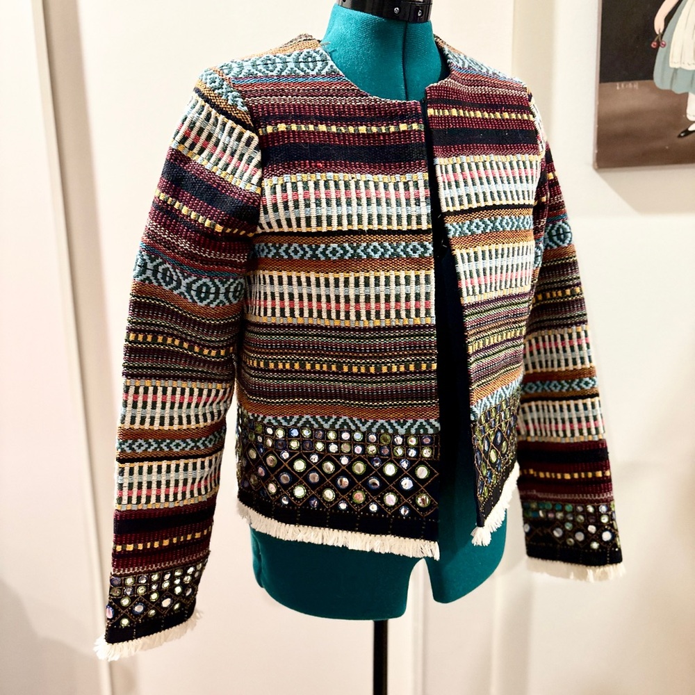 NWOT Anthropologie - Rare Twelfth Street by Cynthia Vincent Embellished Jacket